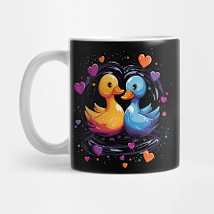 Duck Couple Valentine Mug